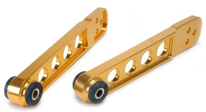 Skunk2 Racing Gold Anodized Rear Lower Control Arm Incl. Socket Tool for 02-06 Honda Element & 02-06 Acura RSX