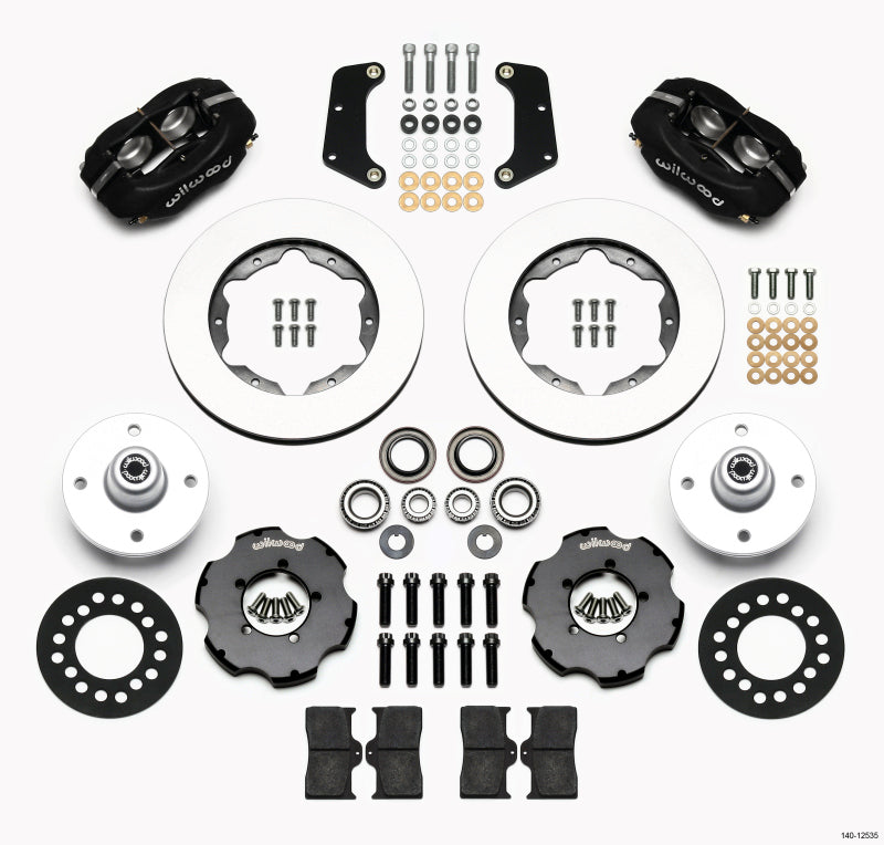 Wilwood Forged Dynalite Front Kit 10.75in for 64-65 Mustang 6 Cylinder 4-lug - OneFastShop
