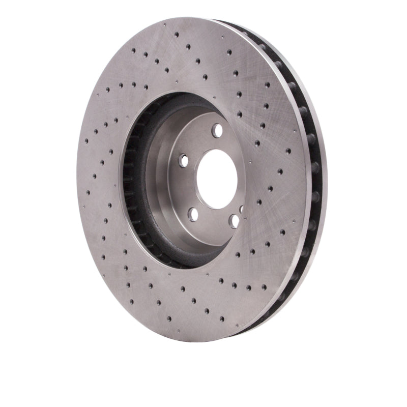 DFC Quickstop Drilled Front Brake Rotor - Mercedes-Benz E450 / GLC300 2016-2023, image 2