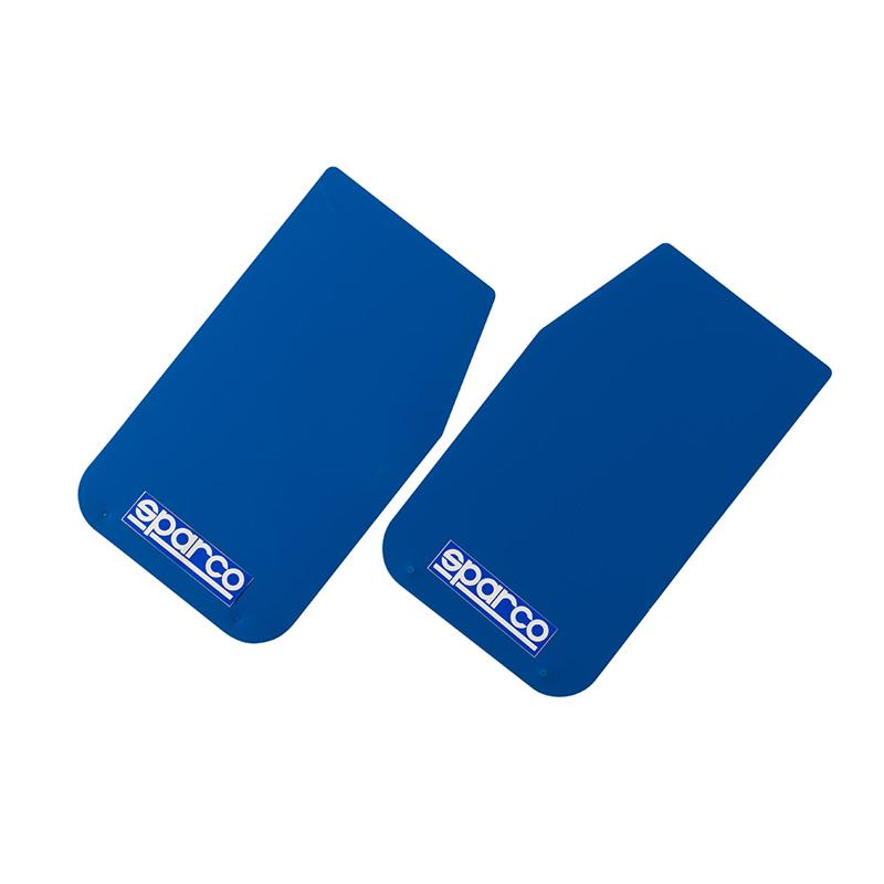 Sparco Mud Flap Pair White (2 Pack Universal Fit)