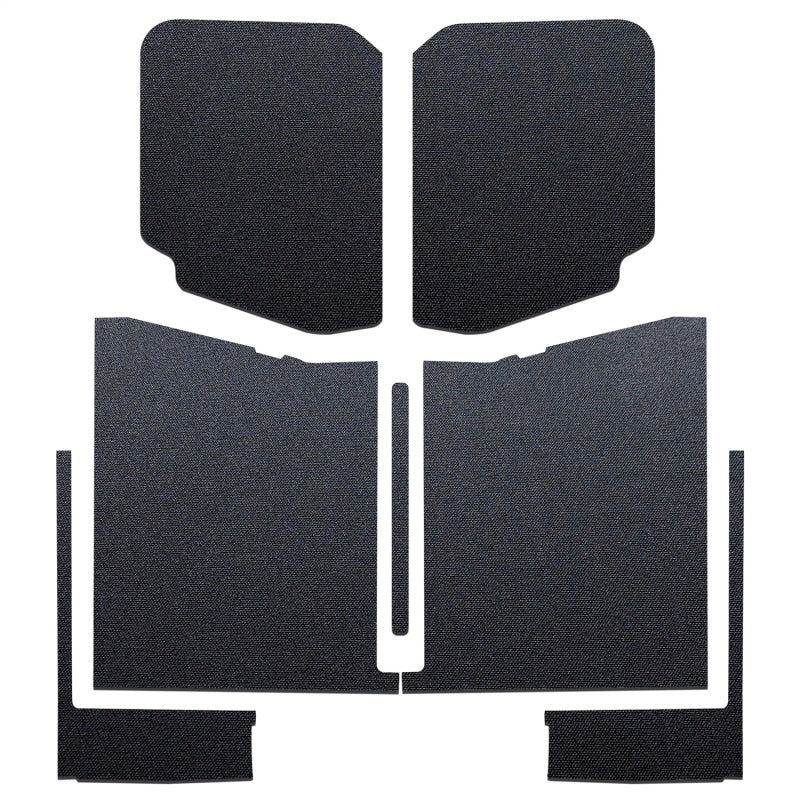 DEI Boom Mat Complete Headliner Kit 7 Piece Black for 20-22 Jeep Gladiator JT 4-Door