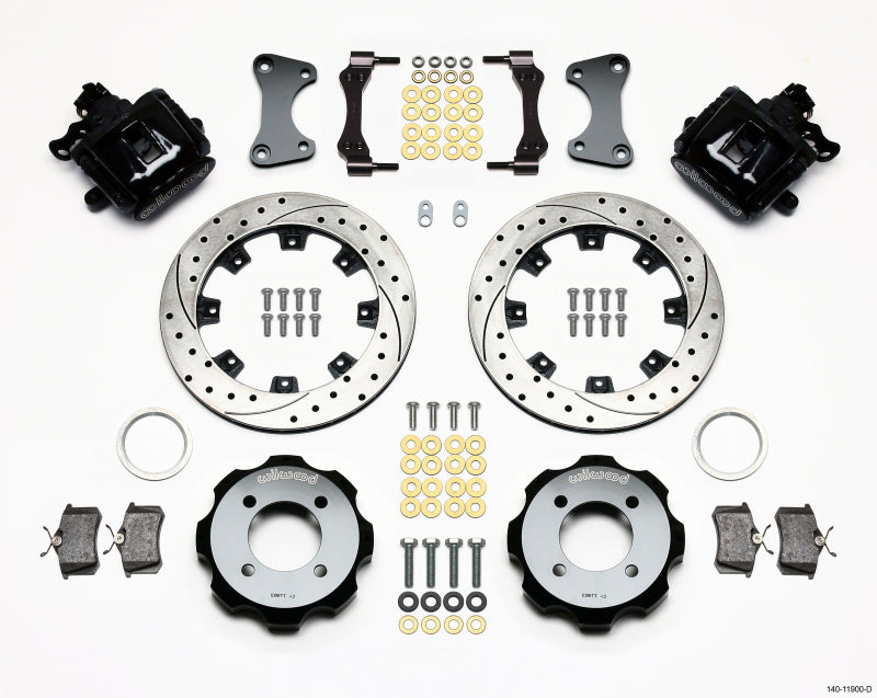 Wilwood Combination Parking Brake Rear Kit 11.75in Drilled 2011-2014 Ford Fiesta