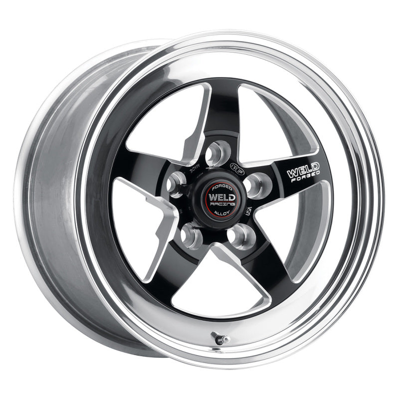 Weld RT-S S71 Forged Wheel 15x7 - 5x4.75 BP 4.5in BS Medium Pad Black Non-Beadlock, image 3