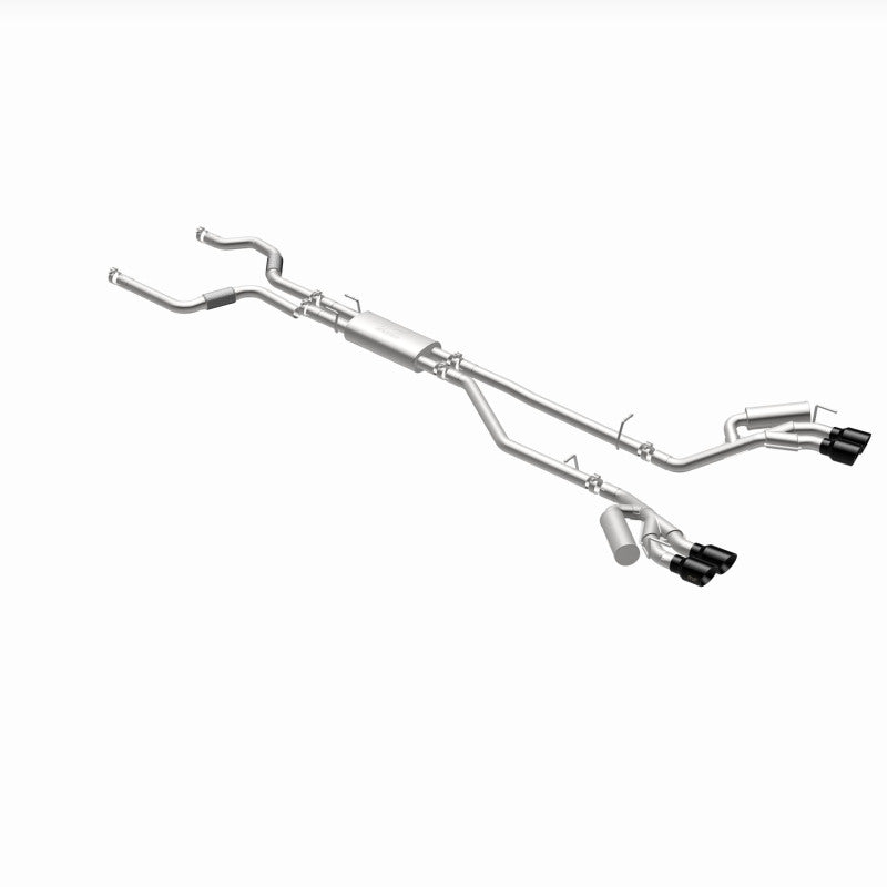 MagnaFlow 20-21 Ford Explorer 3.0L V6 Cat-Back Exhaust - Black Chrome Tips