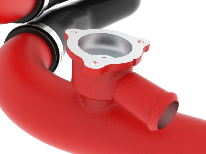 aFe Charge Pipe BladeRunner Aluminum Red 22-24 BroncoRaptor - OneFastShop
