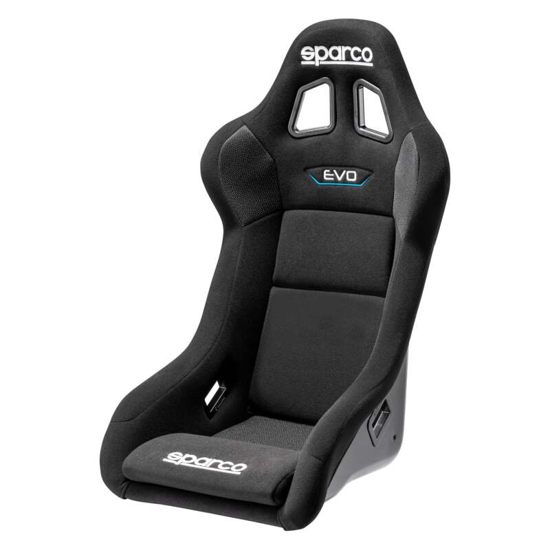 Sparco EVO QRT Fiberglass Racing Seat - Black Cloth