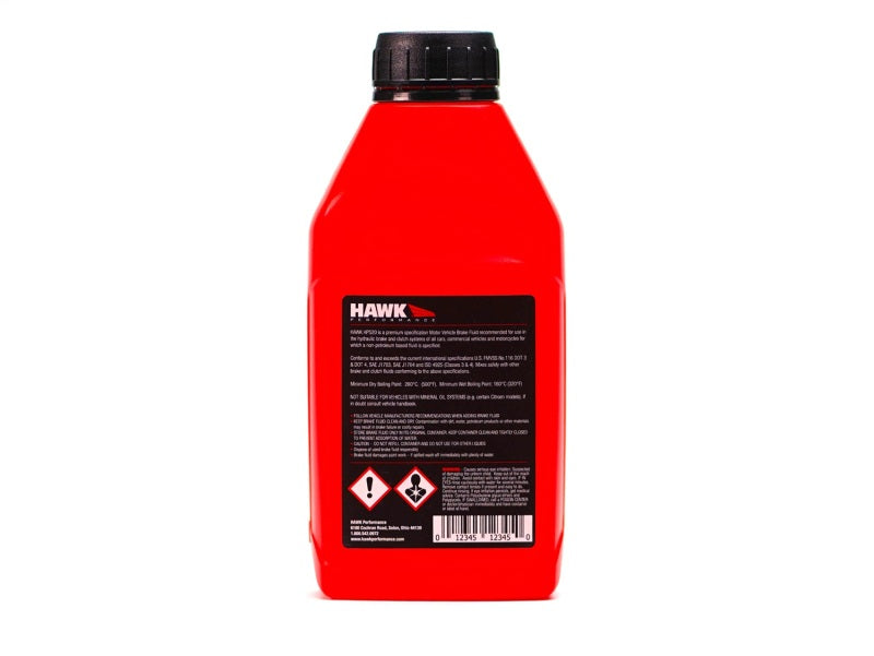 Hawk Performance Street DOT 4 Brake Fluid 500ml Bottle - OneFastShop