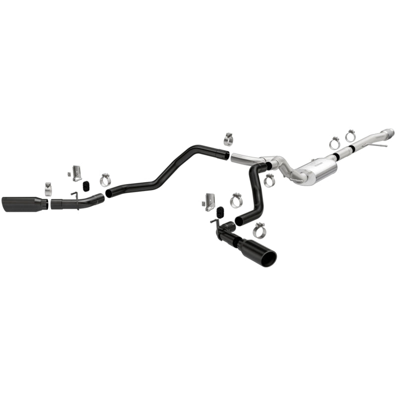 Magnaflow Street Series Dual Split Exit Exhaust with Black Tips for 2019-2024 Chevy Silverado 1500 V8 5.3L