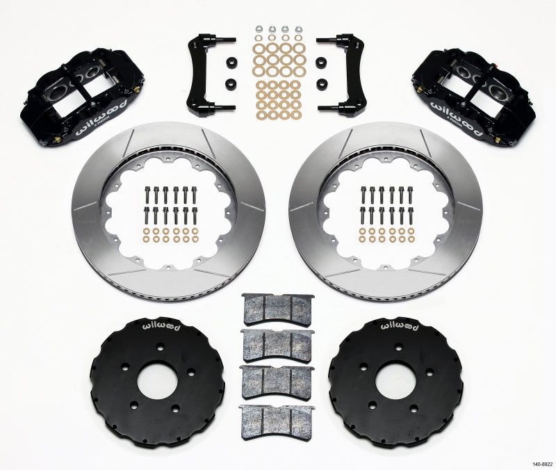 Wilwood Narrow Superlite 6R Front Hat Kit 14.00in for 2005-2013 Corvette C6 - OneFastShop