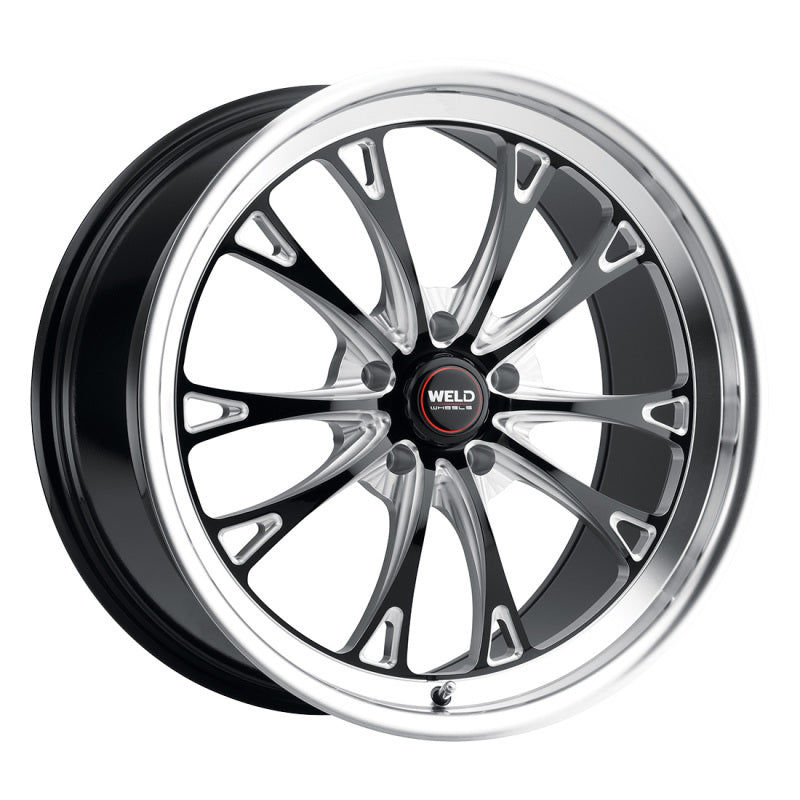 Weld S157 20X10.5 Gloss Black Belmont Drag Wheel 5X127 ET38 BS7.25 71.5mm DIA - OneFastShop
