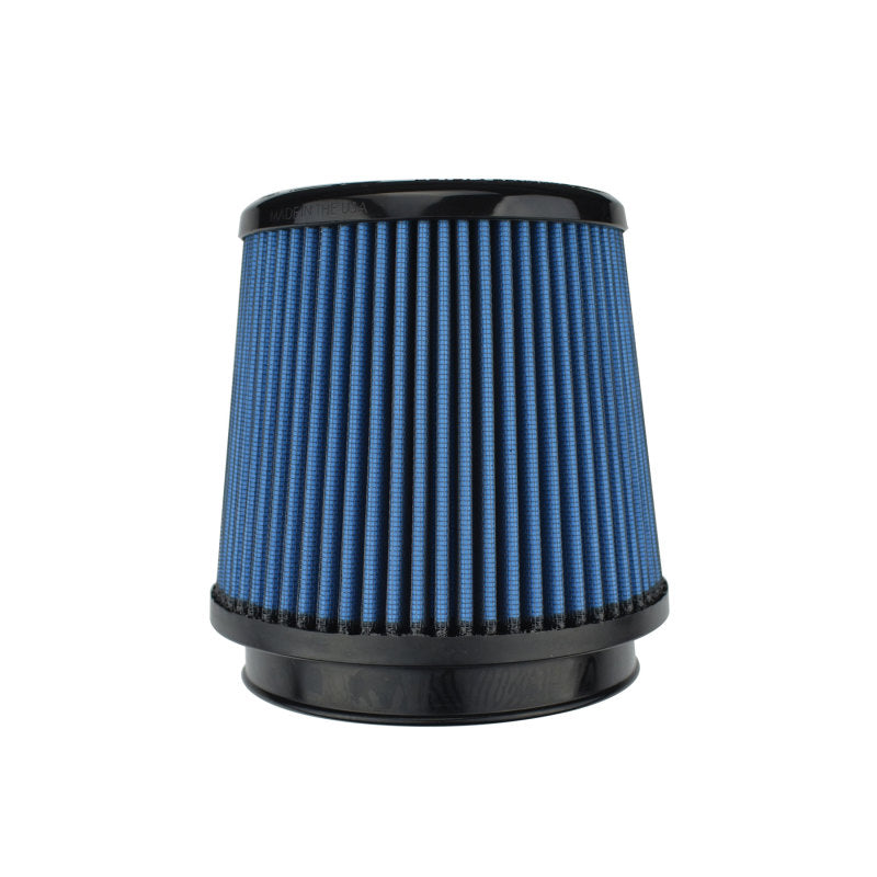Injen Nanofiber Dry Air Filter with AMSOIL Replacement (5in Flange/6.5in Base/6in Height/70 Pleat)