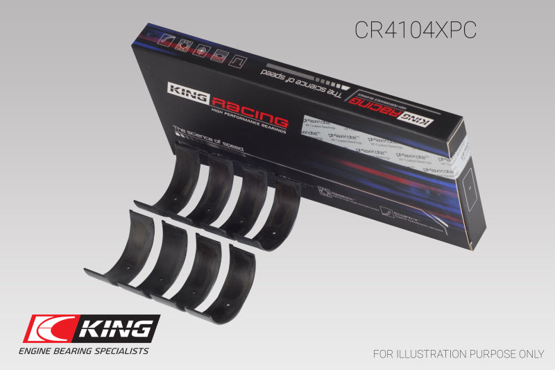 King Engine Bearings Performance Coated Rod Bearing Set for Audi/VW 83-03 1.6L/1.8L/2.0L