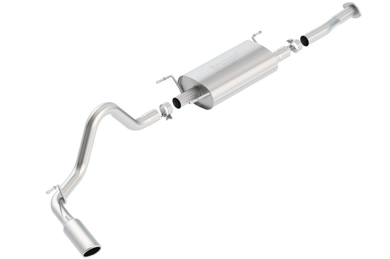 Borla Cat-Back Exhaust System for 2016 Toyota Tacoma 3.5L V6 S-Type 2.5in Single Left Rear Exit 4in Tip