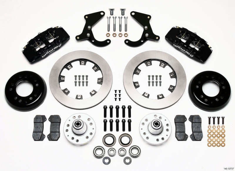 Wilwood Dynapro 6 Front Hub Kit 12.19in for 55-57 Chevy - OneFastShop