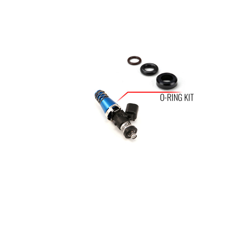 Injector Dynamics Injector Seal Service Kit - 11mm Blue Top Adapter, Denso Lower Cushion