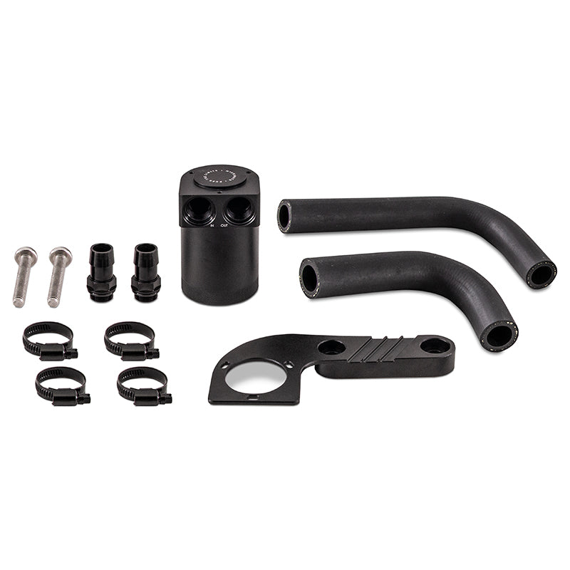 Mishimoto Baffled Oil Catch Can - Wrinkle Black for 2015+ BMW F8X M3/M4