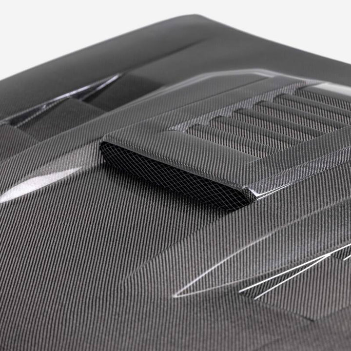 Seibon TS-Style Carbon Fiber Hood for 2024 Toyota Tacoma