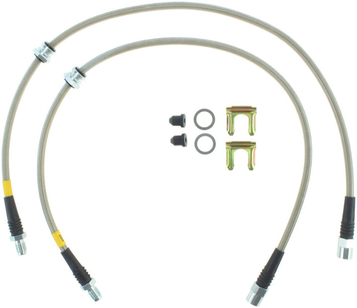 StopTech Front SS Brake Lines for 2012 BMW 335i - OneFastShop