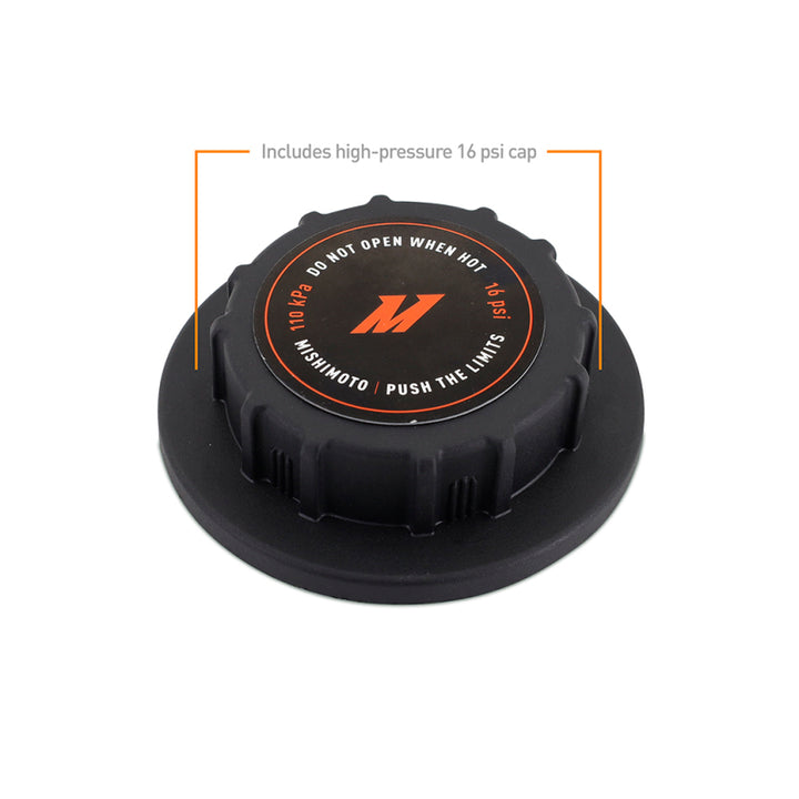 Mishimoto Universal Aluminum Coolant Expansion Tank - Brushed for Toyota 4Runner, FJ Cruiser, Land Cruiser, Sequoia, Tacoma, and Tundra