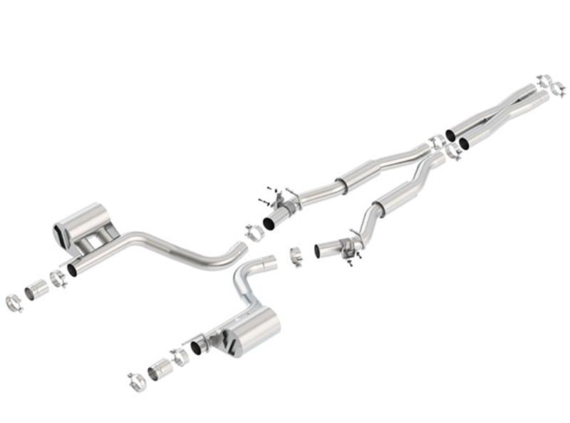Borla 2015 Dodge Challenger Hellcat 6.2L V8 S-TYPE Catback Exhaust No Tips