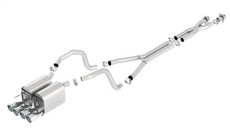 Borla ATAK SS Catback Exhaust for 05-08 Chevrolet Corvette 6.2L 8cyl - OneFastShop
