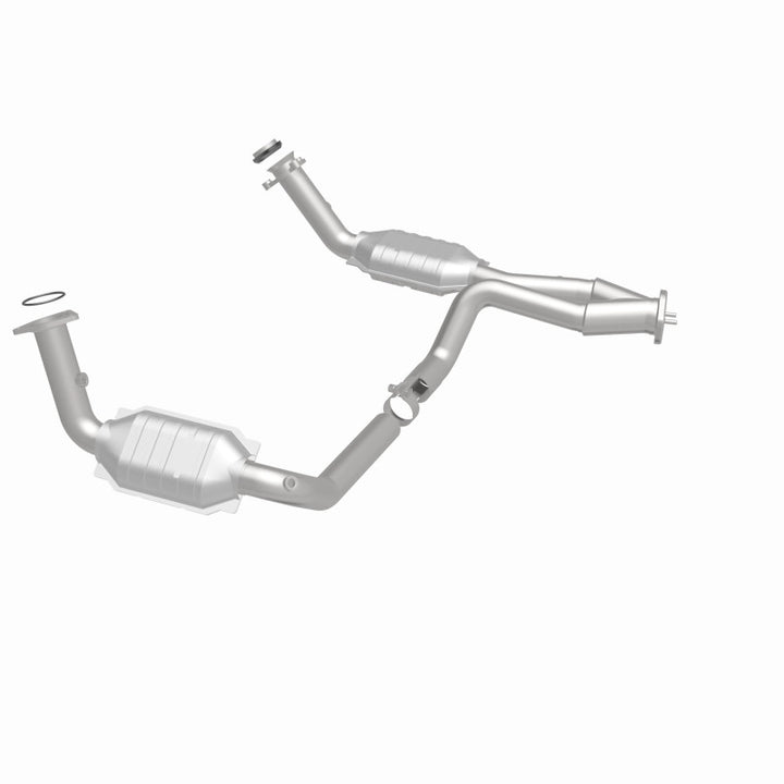 02-06 Cadillac Escalade / 02-06 Chevy Avalanche 5.3L Y-Pipe: Dual Converter for 2WD - Easy Install