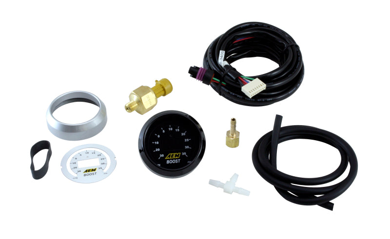 AEM 52mm Digital Boost Gauge - -30 to 35 PSI