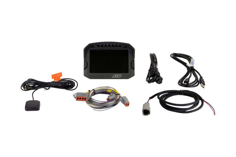 AEM CD-5LG Carbon Logging Dash - With Internal 10Hz GPS