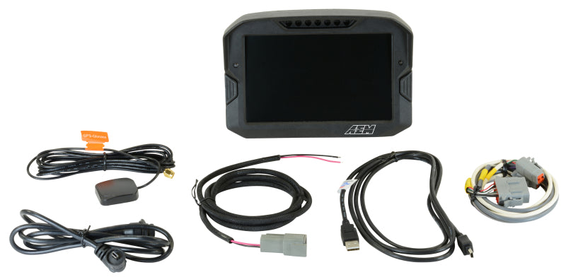 AEM CD-7 Carbon Logging GPS Race Dash - CAN Input Only