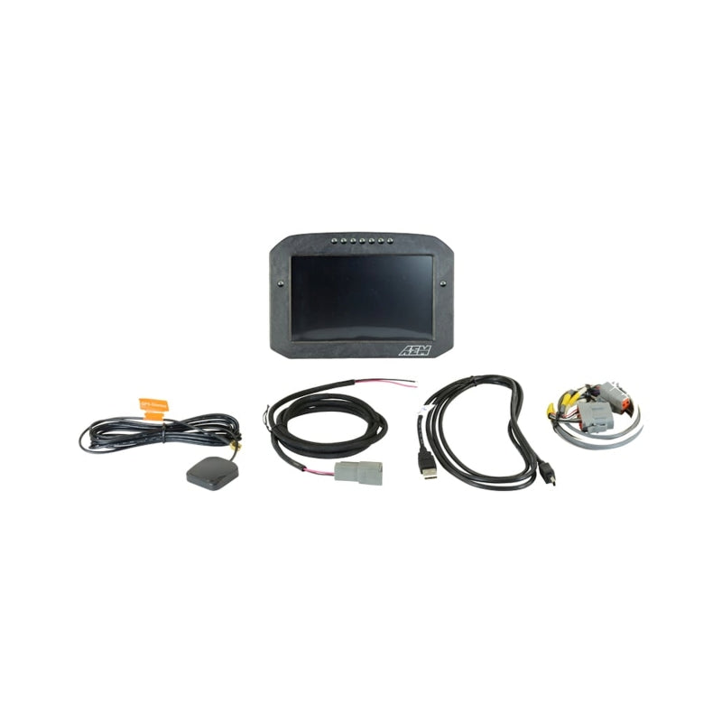 AEM CD-7G Carbon Flush Digital Dash Display - With Internal 20Hz GPS & Antenna
