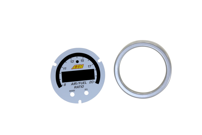 AEM X-Series Wideband AFR Gauge Accessory Kit - Silver Bezel