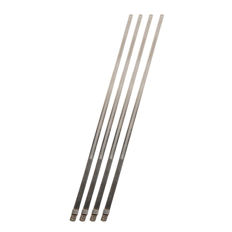 Dei Stainless Steel Locking Tie 1/4in x 14in - 4 Pack