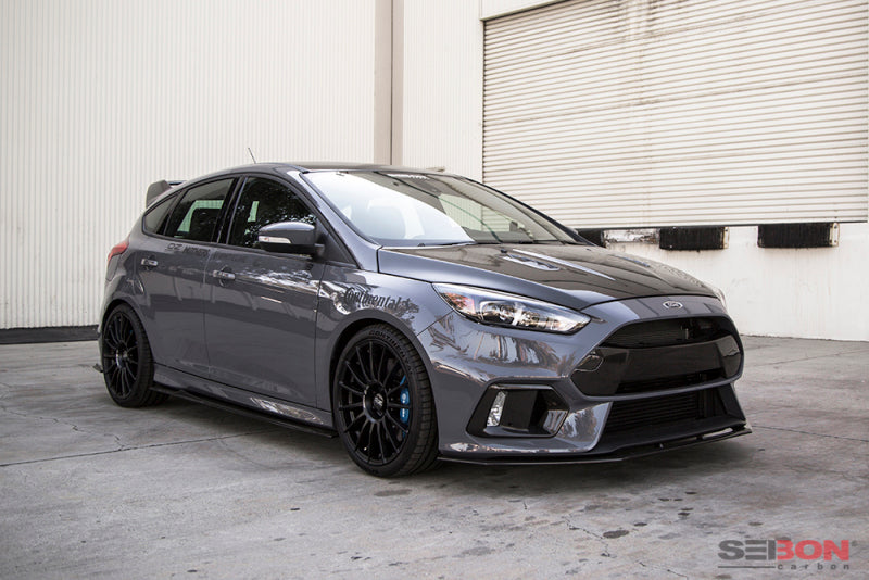 Seibon RS-Style Vented Carbon Fiber Hood - Ford Focus 2015-2018, image 4