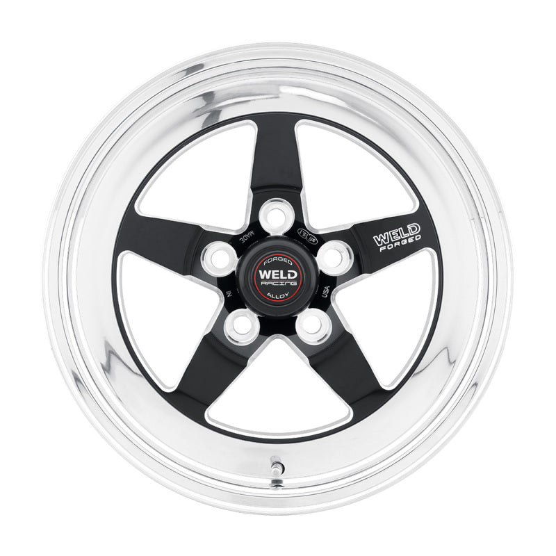 Weld S71 15x14.33 / 5x4.5 BP / 6.5 in. BS Black Wheel (Low Pad) – Non Beadlock. - OneFastShop