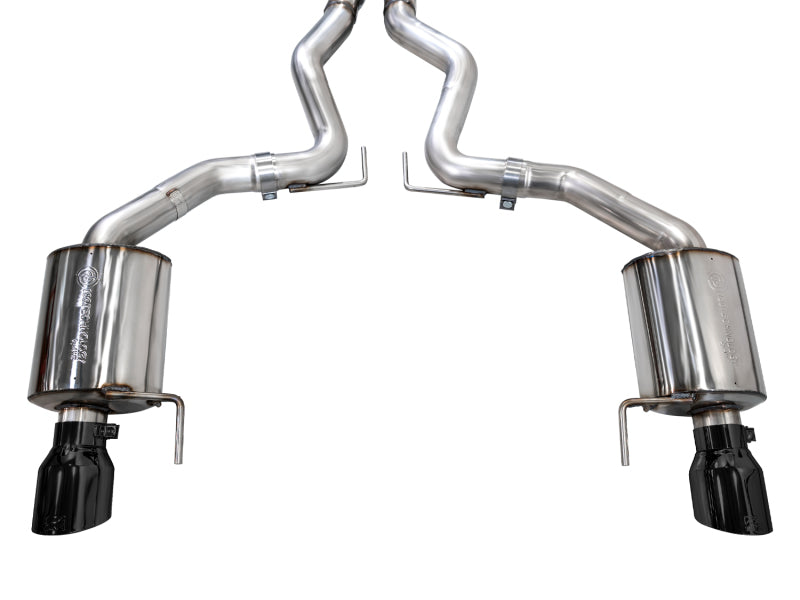 AWE Touring Catback Exhaust for 2024 Ford Mustang GT Fastback S650 RWD with Dual Diamond Black Tips