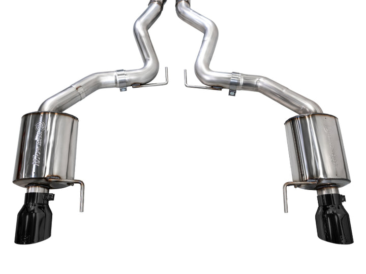 AWE Touring Catback Exhaust for 2024 Ford Mustang GT Fastback S650 RWD with Dual Diamond Black Tips