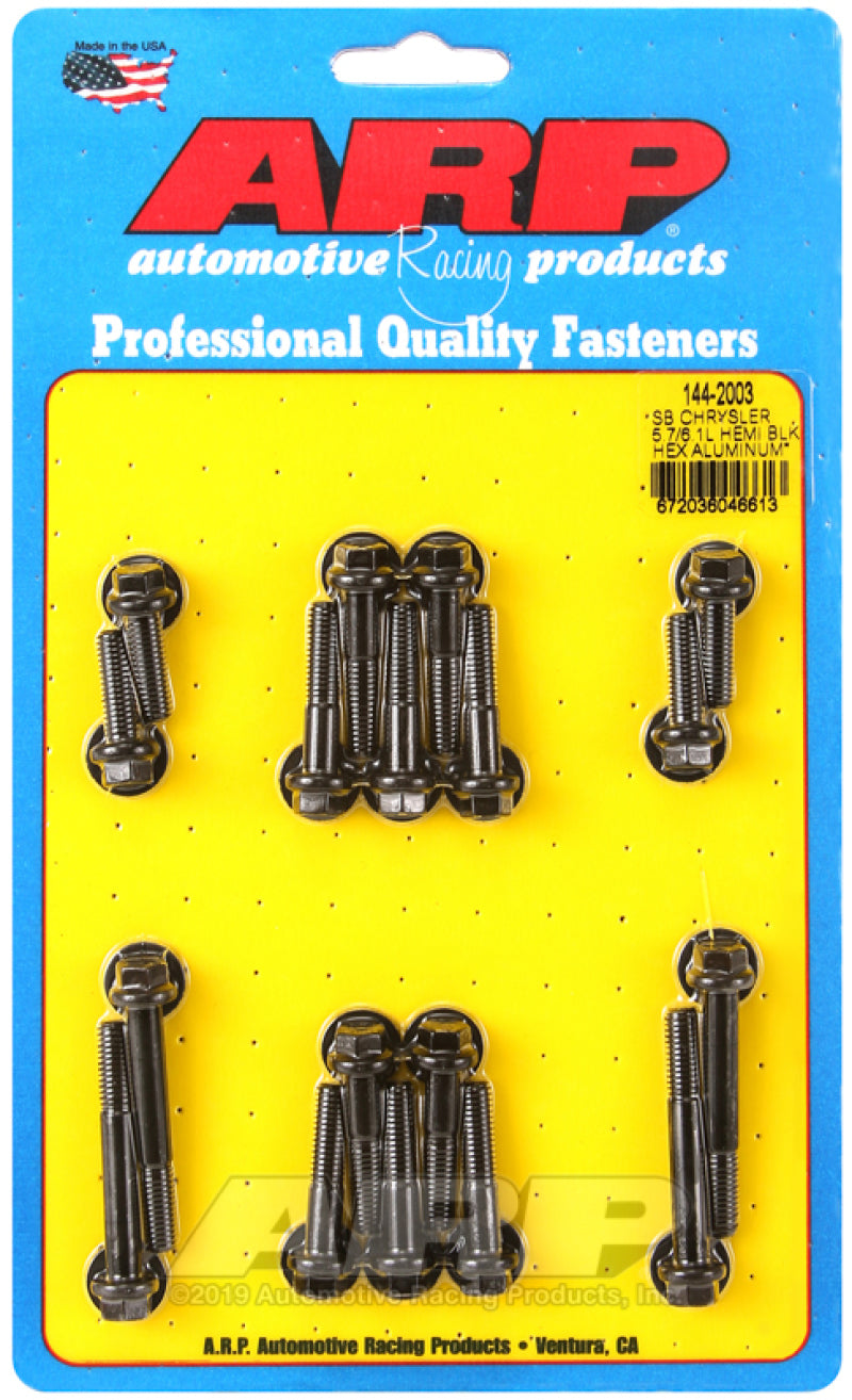 ARP Hex Aluminum Intake Manifold Bolt Kit for Small Block Chrysler 5.7/6.1L Hemi
