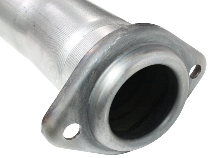 aFe Atlas 4in Aluminized Steel Cat-Back Exhaust - Ford F-150 3.5L EcoBoost 2011-2014 - 304 Stainless Black Tip, view 6