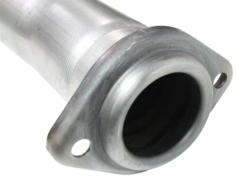 aFe Atlas 4in Aluminized Steel Cat-Back Exhaust - Ford F-150 3.5L EcoBoost 2011-2014 - 304 Stainless Black Tip, view 6