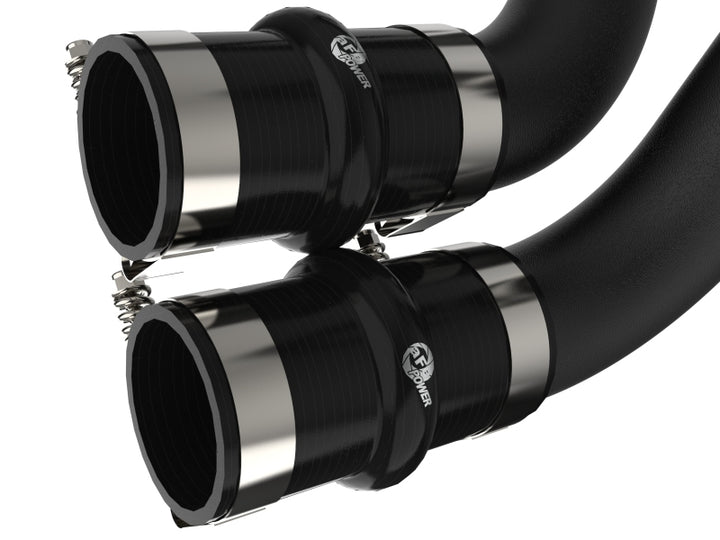 aFe BladeRunner 2.5 in Hot Charge Pipe - Ford F-150 3.5L 2021-2025 - Black, view 7