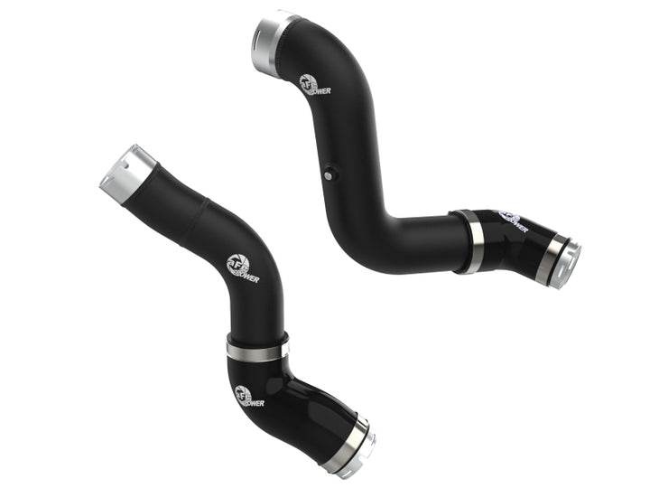 aFe BladeRunner Aluminum Hot & Cold Charge Pipe Kit - Chevrolet Colorado / GMC Canyon 2.7L Turbo 2023-2026 - Black
