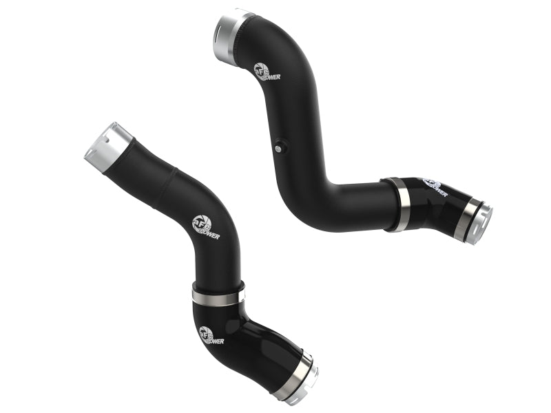 aFe BladeRunner Aluminum Hot & Cold Charge Pipe Kit - Chevrolet Colorado / GMC Canyon 2.7L Turbo 2023-2026 - Black