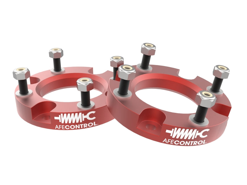 aFe CONTROL 1.5in Front Leveling Kit Red - Toyota Tacoma 2024-2026