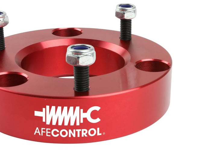 aFe CONTROL 2.0in Red Front Leveling Kit - Chevrolet Silverado 1500 / GMC Sierra 1500 2007-2024, view 2