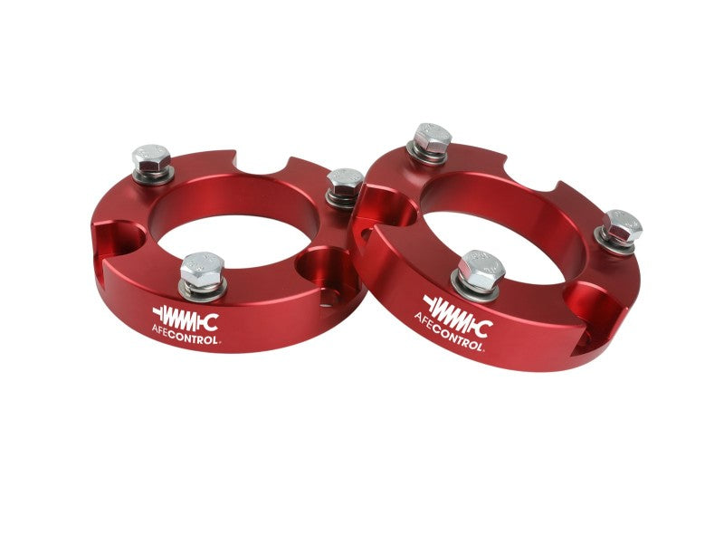 aFe CONTROL Leveling Kit 2.0in - Toyota 4Runner / FJ Cruiser / Tacoma 6-Lug 2003-2023 - Red