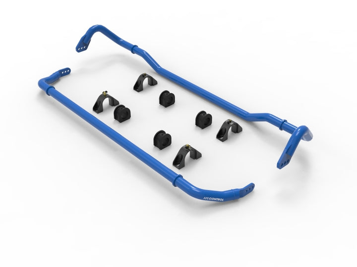 aFe Control Sway Bar Set - Chevrolet Corvette C8 Stingray 2020-2026 - 3-Way Adjustable Blue