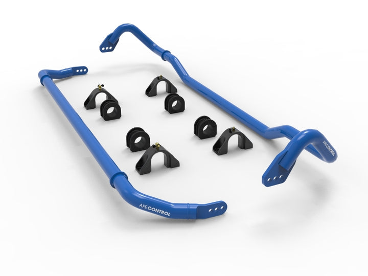 aFe Control Sway Bar Set - Chevrolet Corvette C8 Stingray 2020-2026 - 3-Way Adjustable Blue, view 8