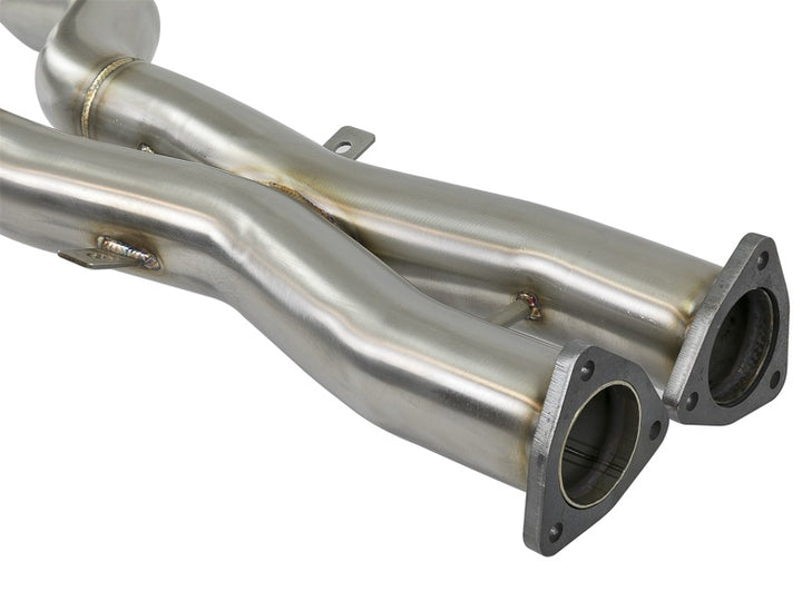 aFe MACH Force-Xp 2-1/2in 304 Stainless Steel Cat-Back Exhaust - BMW Z4 M Coupe / M Roadster 3.2L 2006-2008 - Polished Tips, view 2