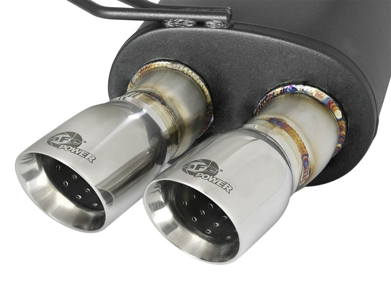 aFe MACH Force-Xp 2-1/2in 304 Stainless Steel Cat-Back Exhaust - BMW Z4 M Coupe / M Roadster 3.2L 2006-2008 - Polished Tips, view 6