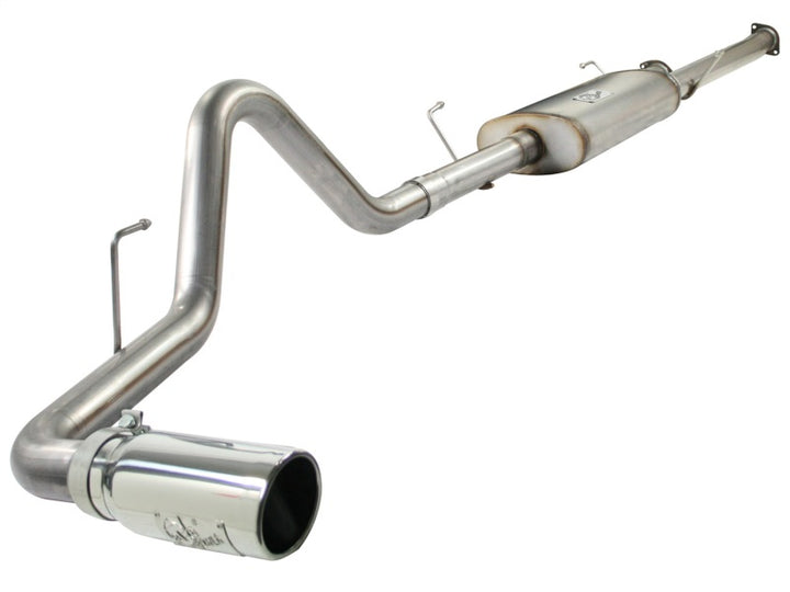 aFe MACH Force-Xp 409 Stainless Steel Cat-Back Exhaust System - Toyota Tundra 5.7L 2010-2021 - 145.7in WB - Polished Tip